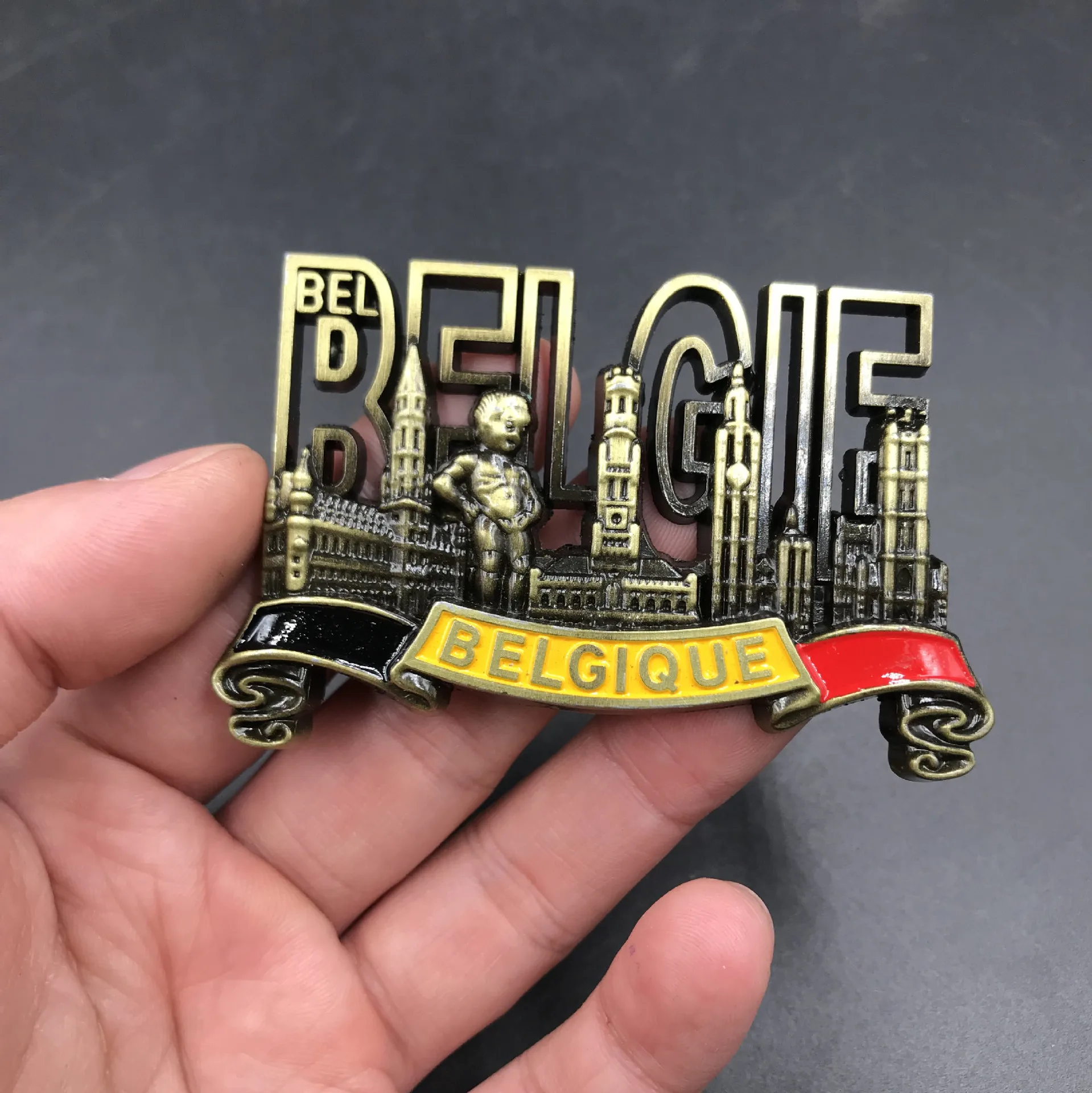 Dubai Decorative Magnets Belgium Belgique Vienna Austria 3d Magnet Fridge Creative Metal Scenic Fridge Magnet Decor Souvenir