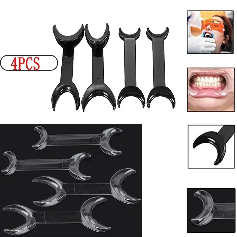 

4 Pcs/set Dental Lip Cheek Retractor Mouth Opener Orthodontic Equipment Tooth Intraoral Extend Handle Retractor
