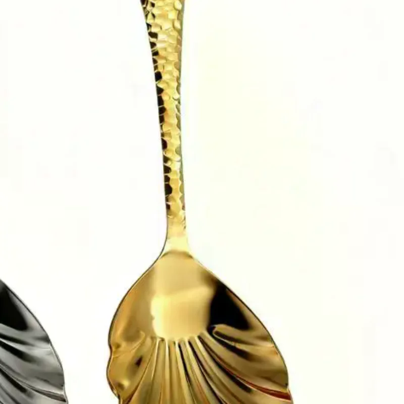 Slotted Serving Spoon 201 Stainless Steel 22CM Long Handle 1Pc Non-Slip for Home Kitchen Vegetable Pasta Straining Use