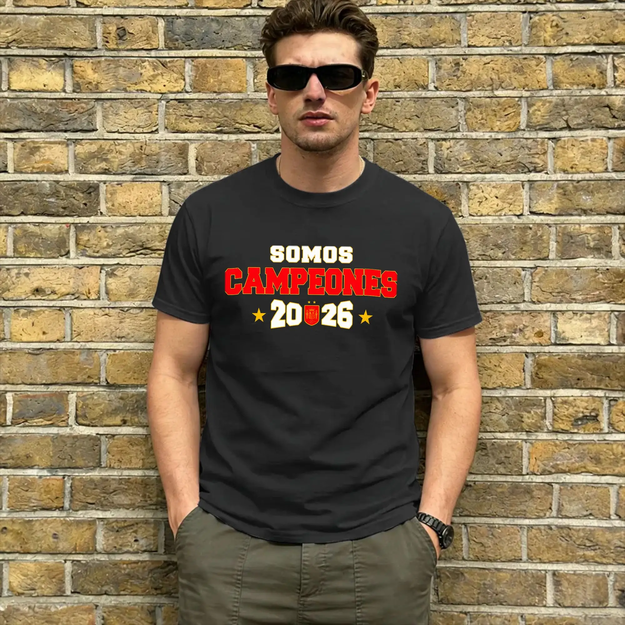 Street Fashion In Spain - Spanien-Champions-2026 T-Shirt Sommer Mode T-Shirts Herren