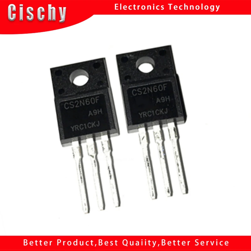 10pcs/lot CS2N60F 2N60F