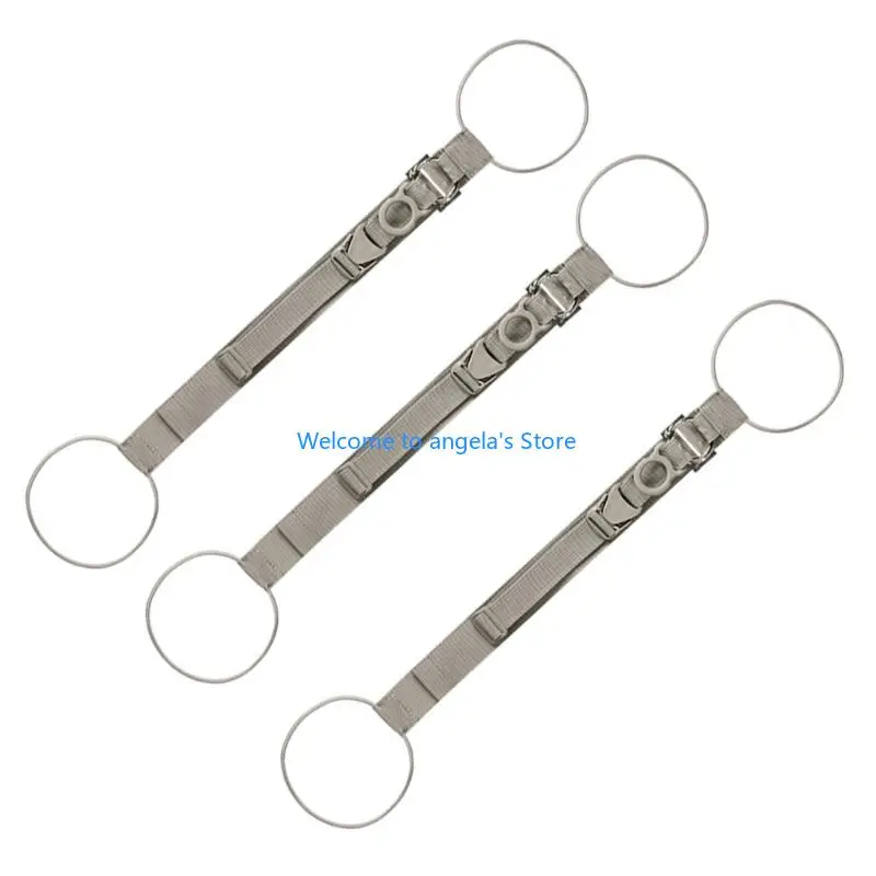 

X4YC Чемодан с ремнем для крепления чемодана Внешний зажим для дорожных аксессуаров 3 шт.