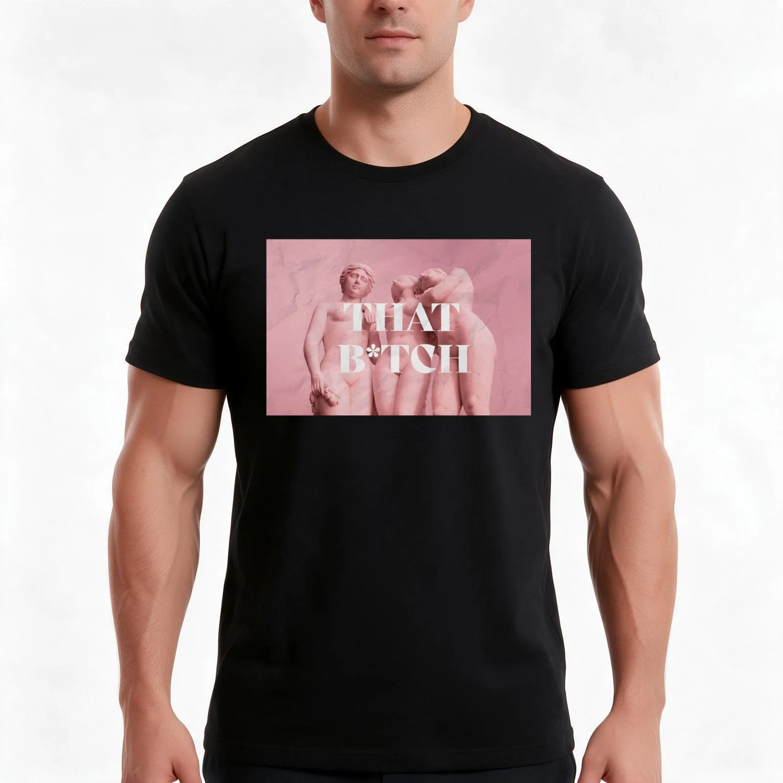 THAT B*TCH T-Shirt Summer Casual Cotton Tee Oversized Streetwear Tops Vintage Graphic Print Loose Fit Short Sleeve