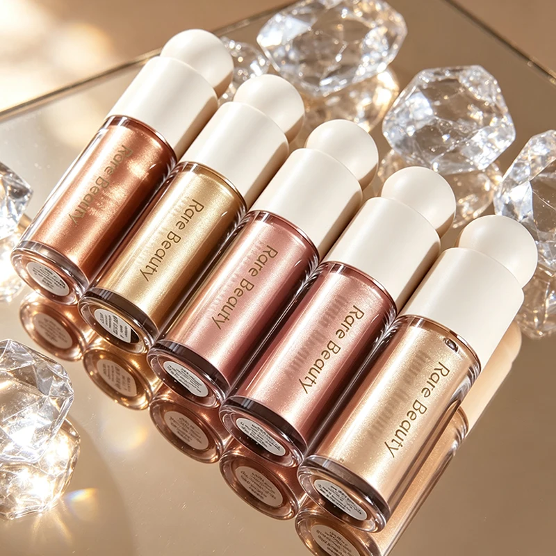Fashionable Rare Beauty Natural Glitter High Gloss Liquid Moisturizing Butter Lipstick Antique Copper Liquid Makeup Products
