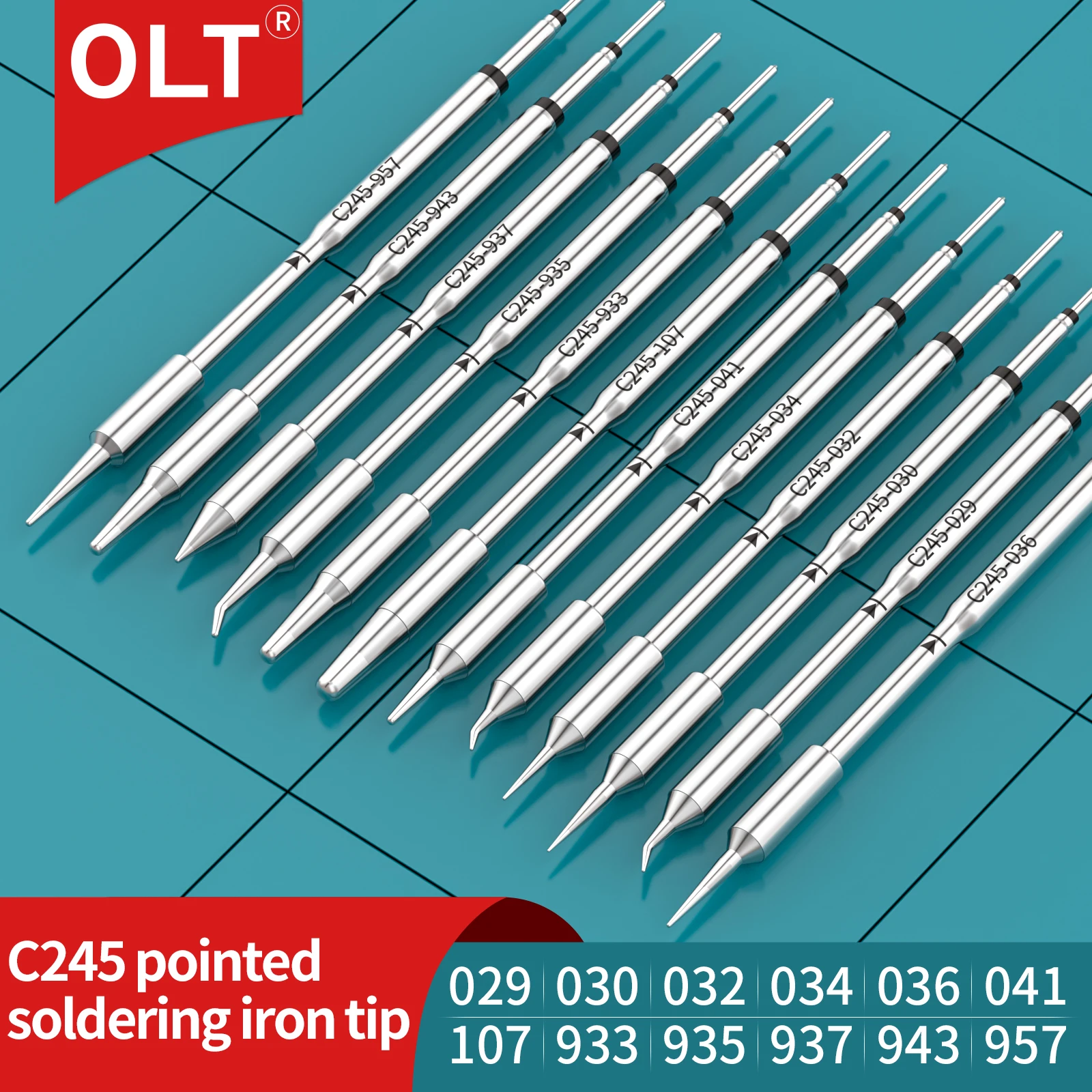 

Наконечник паяльника C245, внешний Стандартный сварочный наконечник, совместимый с инструментами для паяльной станции T245