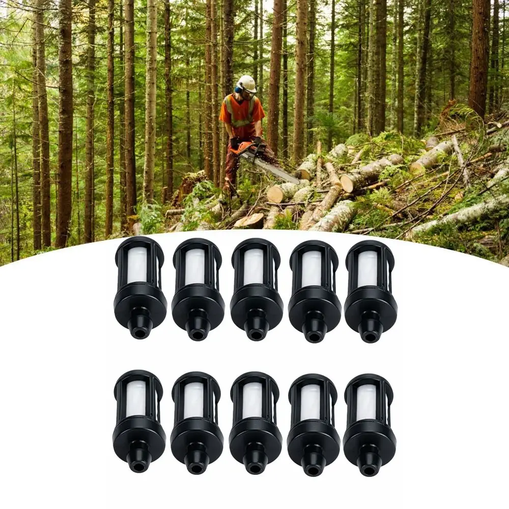 10PCS Plastic Fuel Filter Replacement Black and White Fuel Pick Up Filter for Stihl 064 065 MS180 MS210 MS230 MS250 MS381