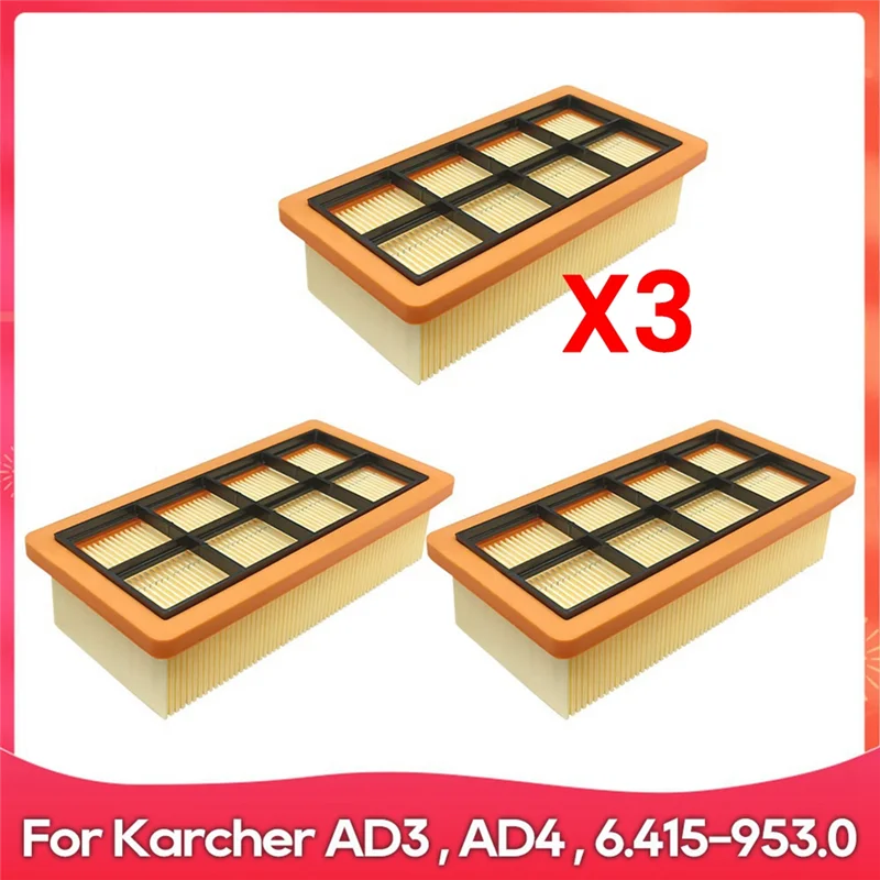 

Горячий стиль 2025 года для Karcher AD 3 Premium, AD 4 Premium, реклама 3000, 3200 AD, 6.415-953.0 Аксессуары для фильтров для пылесоса