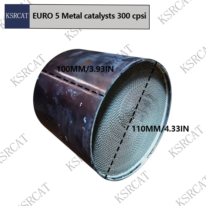 

Car Exhaust Systems Catalytic Converter 110*100MM 300CELL Metal Catalyst Converter Euro 5 High Flow Catalyst