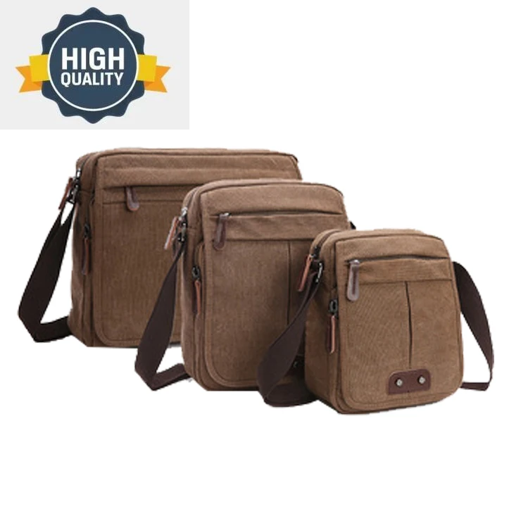 

shoulder fashion single bag canvas trvel Leisure college student messenger s for men and women