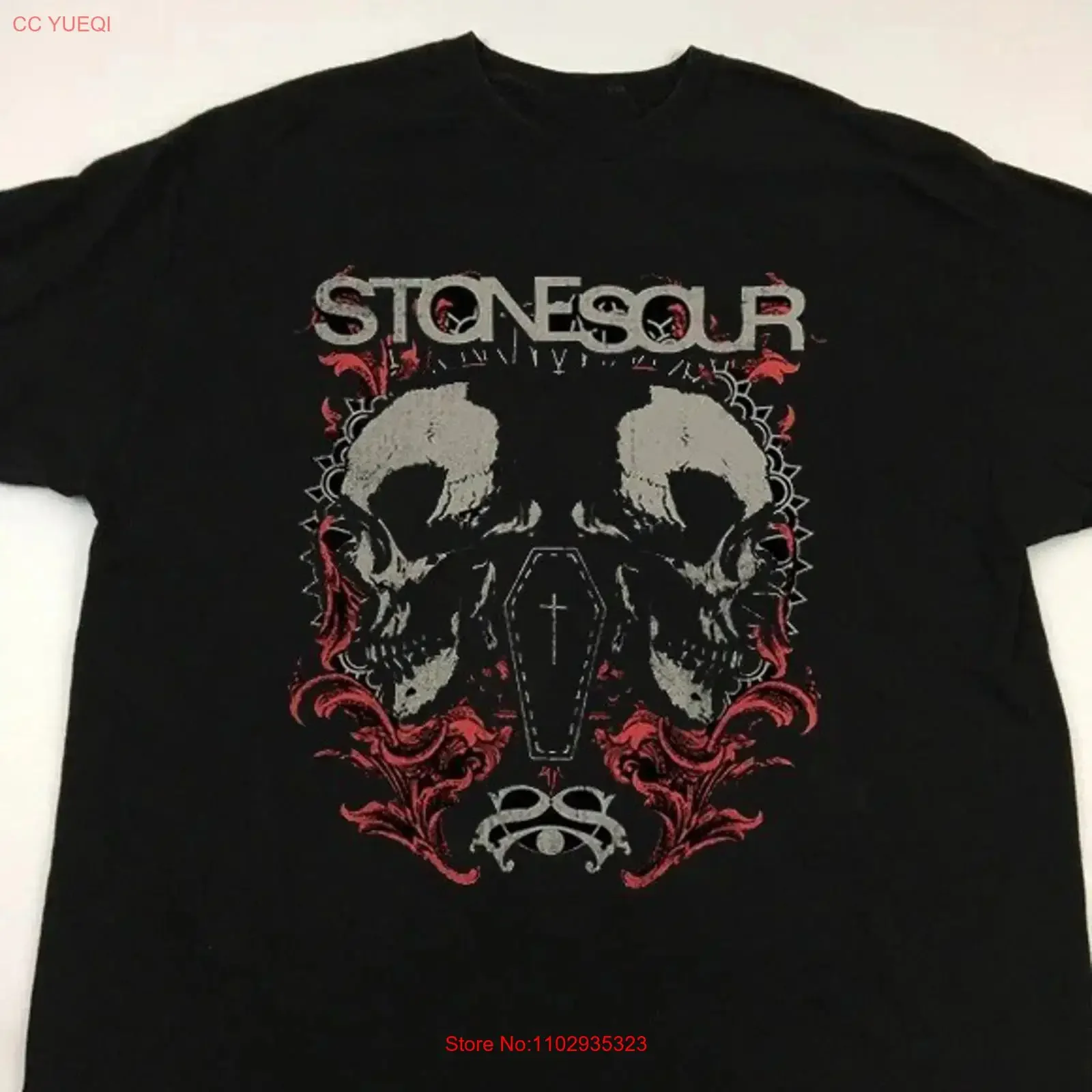 Neues Stone Sour Band T-Shirt in allen Größen S-5XL MZ451 Vintage Washed Designer-Kleidung Lässige Mode Leicht weich Stilvolle Grafik