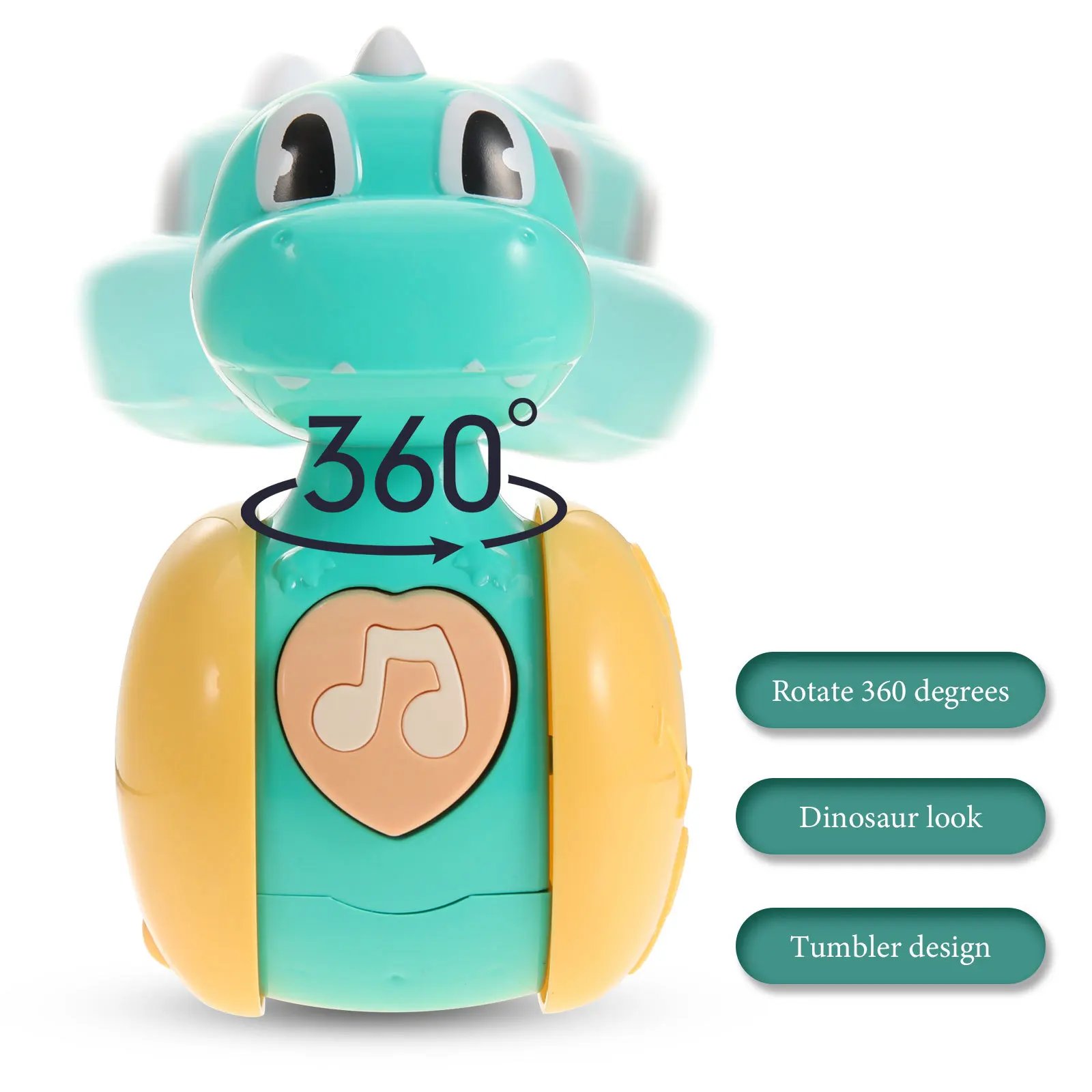 بهلوان ديناصور رائع، بهلوان منزلق، تصميم ساوند ديناصور، مادة آمنة للتنمية الفكرية للطفل #1