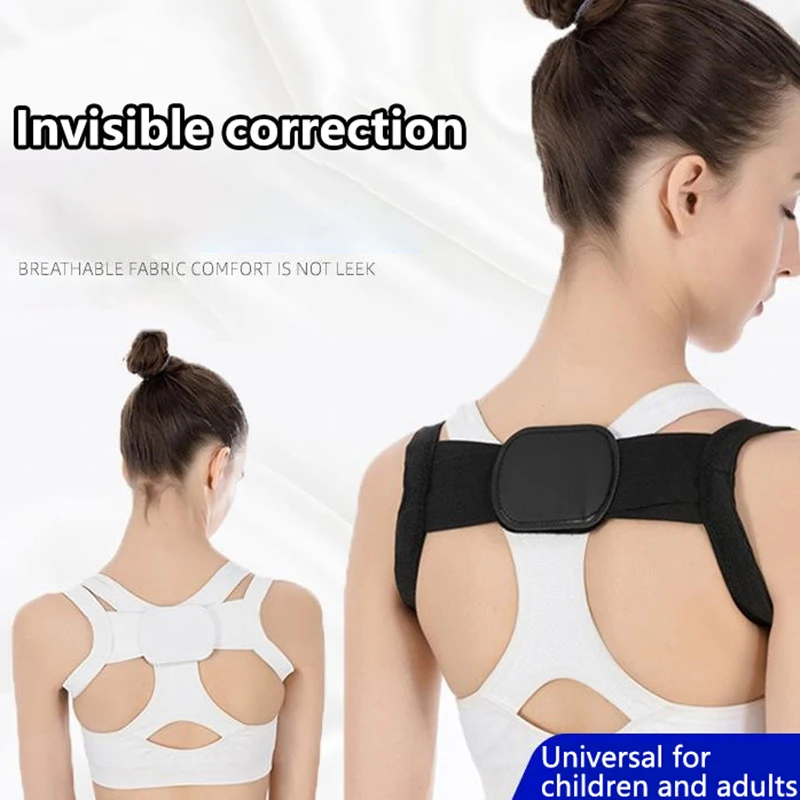 Adjustable Posture Corrector, Back Support, Shoulder Belt, Rectify Straighten Correction, Spine Health Postural