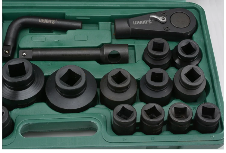 21 stücke 20mm fabrik preis schwere schwarze handwerkzeuge tragbare reparatur kit steckschlüssel set mit kunststoff box und ratsche griff