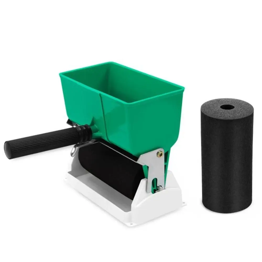 ABS Industrial Plastic Manual Glue Machine Foamed Rubber Wheel Aluminum Roller Core Drum-type Manual Gluing Machine