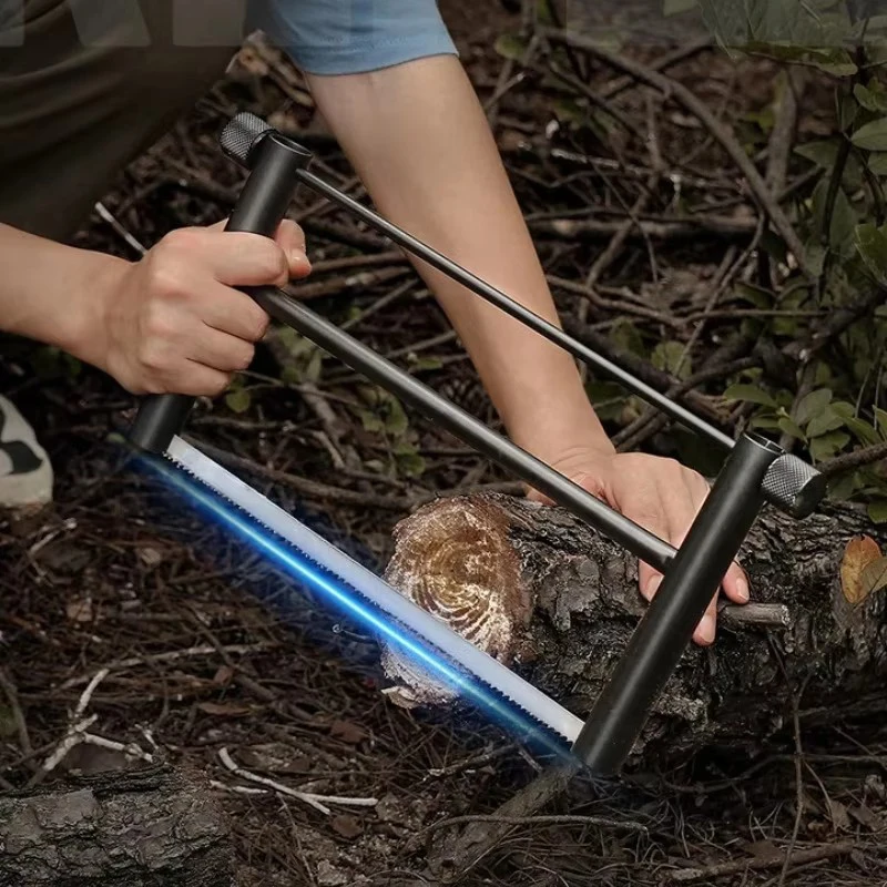Folding Camping Saw, Field Bushcraft Tools, The Buckle Cloth Bag, Portable Hand Pruning Saw, Best for Sawing Wood