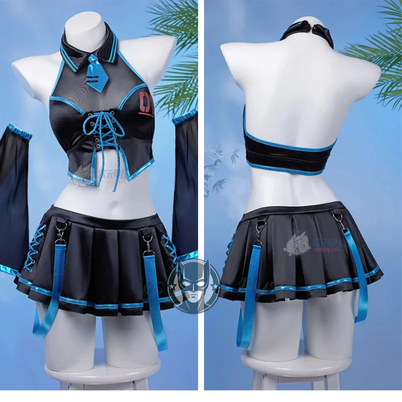 Anime Game Miku Seaxy Suits Cosplay Costume Girl Halloween Carnival Roleplay Uniforms Carnival Set Swimsuit Clothes - view 5