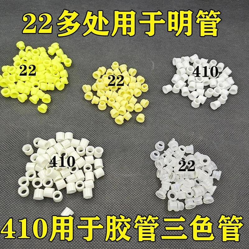 20pcs Fluorine tube sealing ring, air conditioning refrigerant filling tube R22/r410 rubber gasket, pressure gauge sealing