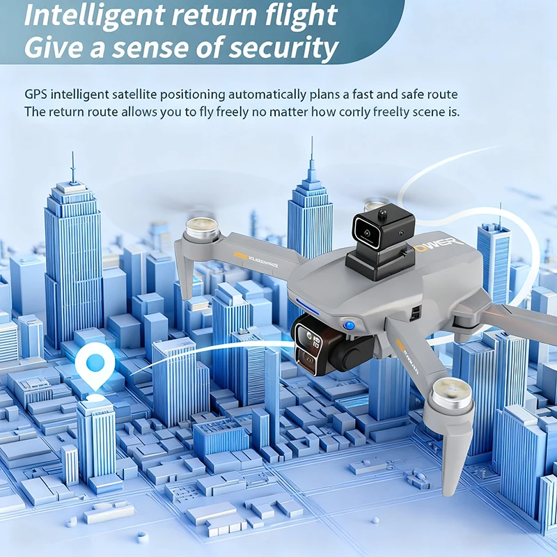 2025 جديد B8S الطائرة بدون طيار 4K المهنية 5G GPS HD كاميرا مزدوجة التصوير 3 كجم فرش طوي شاشة كبيرة أجهزة الاستقبال عن بعد اللعب هدية #5