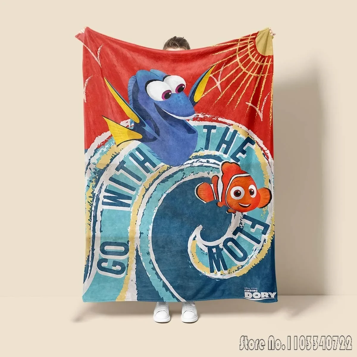   Buscando la manta decorativa cálida de la habitación de Nemo, cómoda, suave, portátil, manta de Picnic de viaje, regalo para familiares o amigos