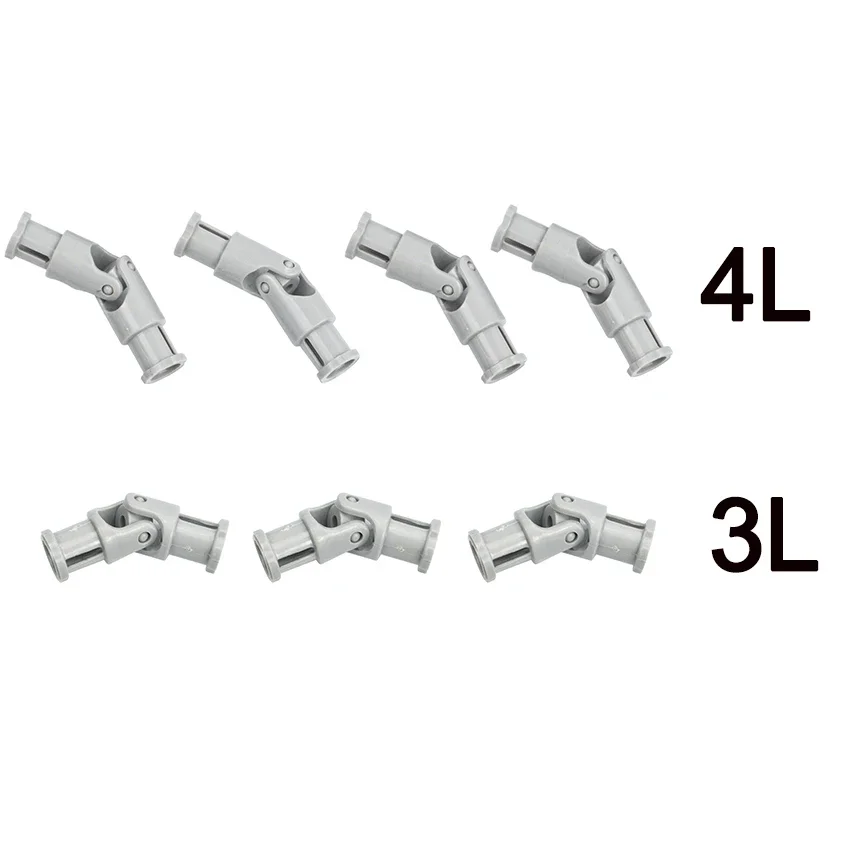 10Pcs Technical Parts Universal Joint Connector Building Blocks 3L 61903 4L 9244 Cardan Joint Bricks DlY Educational Leduo Toys