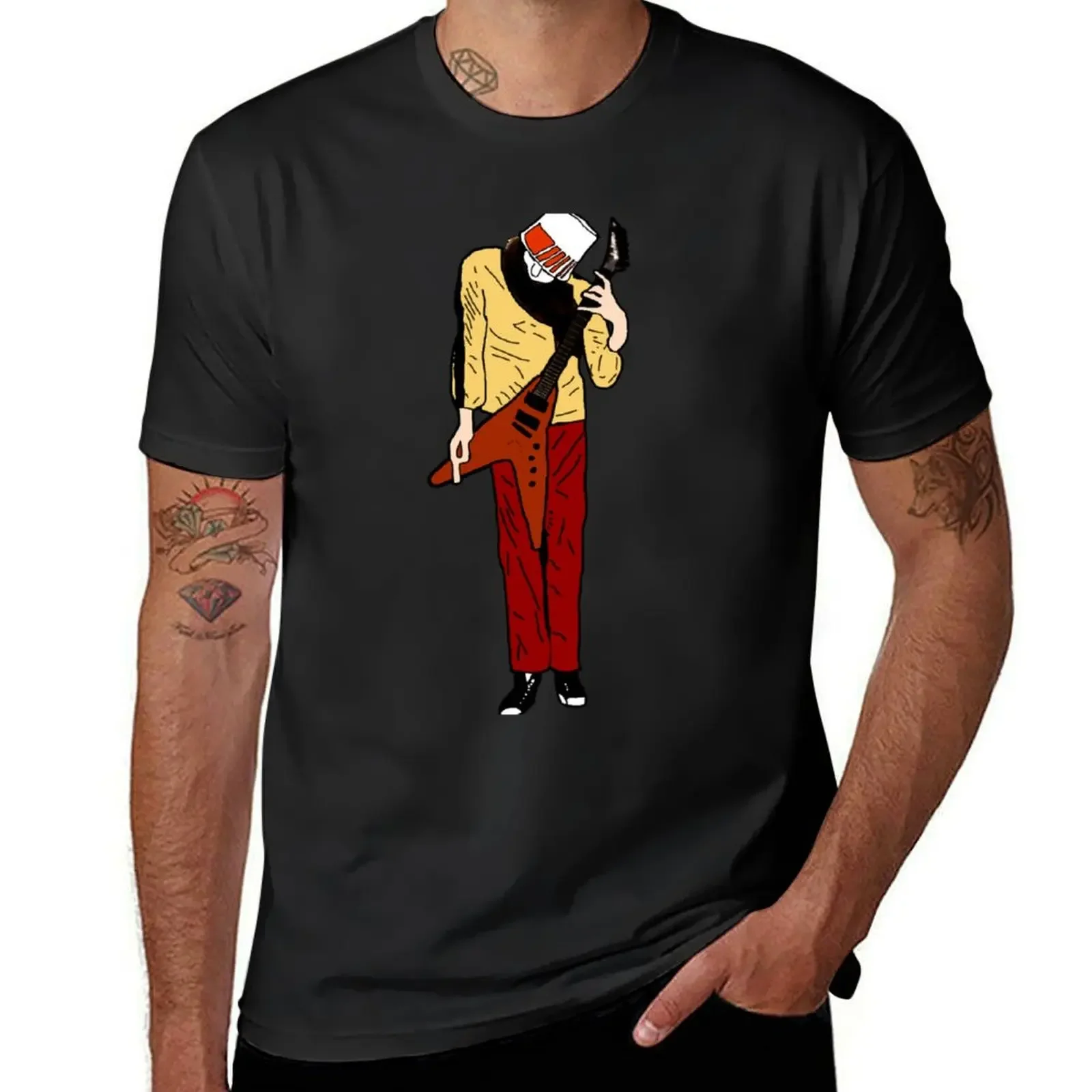 Buckethead T-Shirt korean fashion vintage graphic tee summer clothes heavyweight t shirts for men