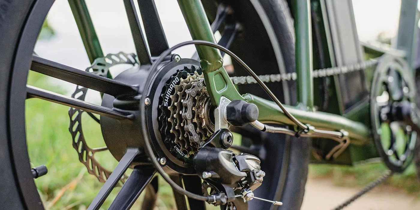 Integrated wheel 20-inch hub gear fat motor, suitable for fat electric snow bikes with 20-inch * 4 fat tire gears