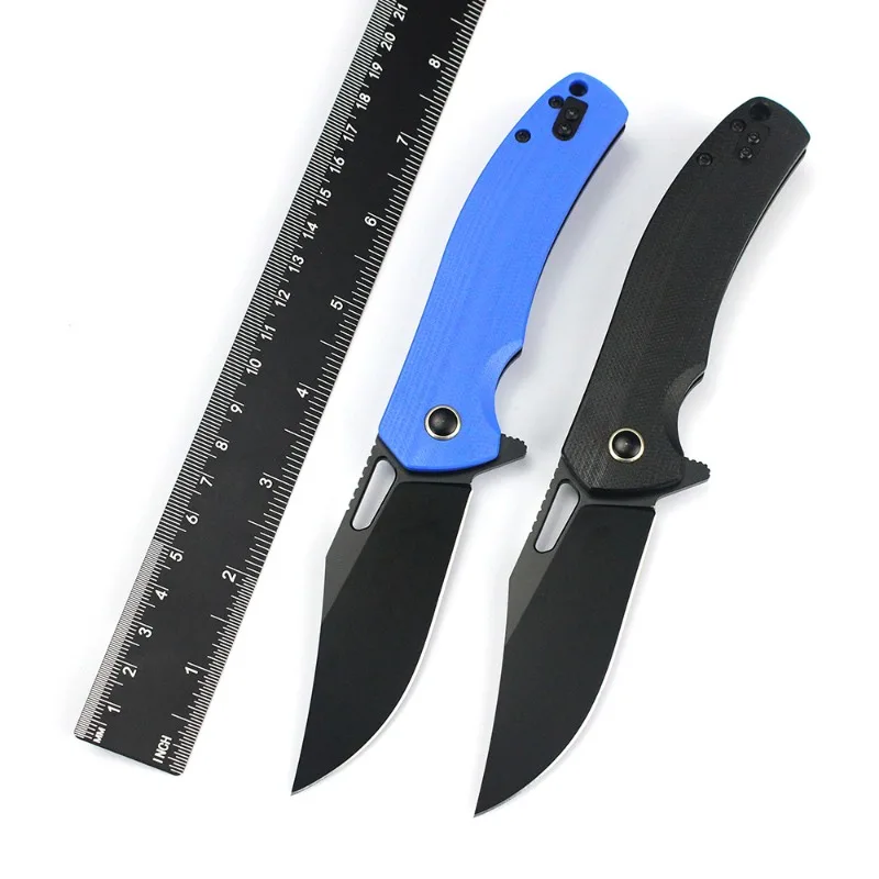 GT0042 جيب سكين تخييم قابل للطي 14C28N شفرة G10 مقبض بقاء الصيد السكاكين التكتيكية في الهواء الطلق الفاكهة فائدة EDC أدوات #5