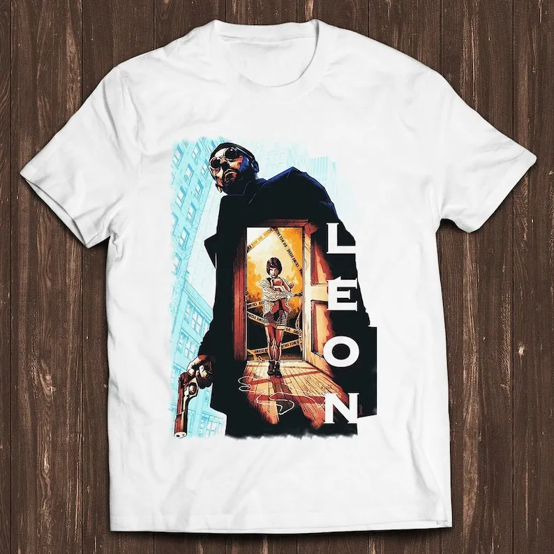 Leon The Professional Mathilda Der Profi Cult Jean Reno Portman Movie Assasin Retro Gamer Cult Meme Movie Music Cool Gift Tee T