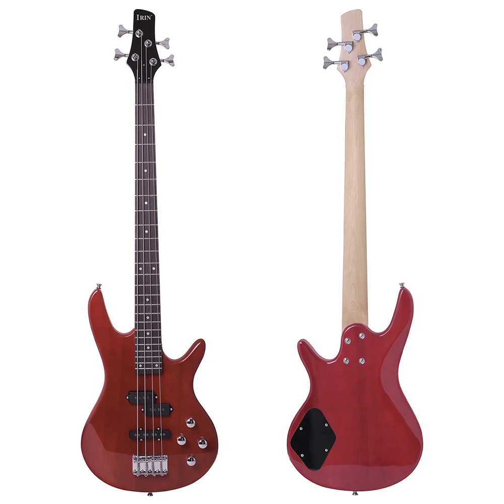 IRIN 4 Strings Electric Bass Guitar 24 Frets Maple Body Bass Guitar Guitarra With Cable Wrenches Guitar Parts & Accessories