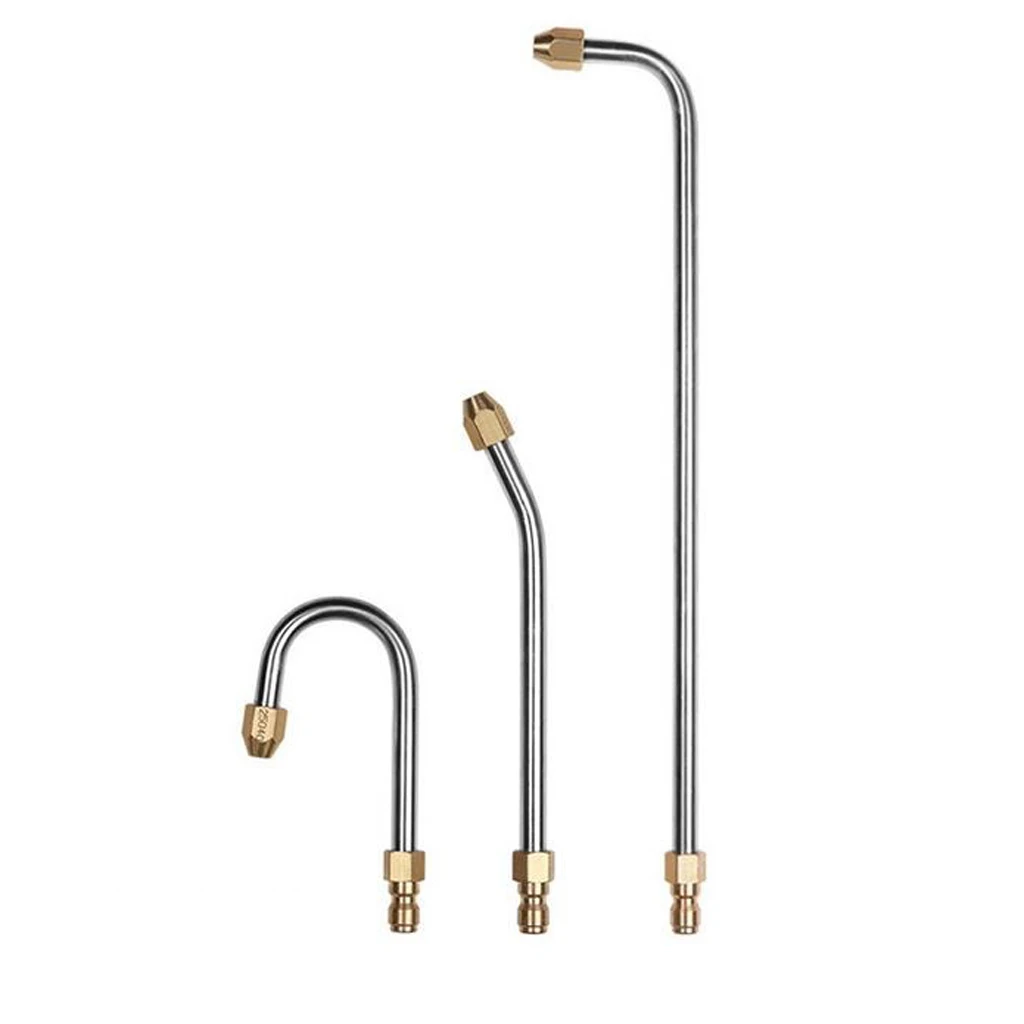 Lengthen Spray Wand Copper Stainless Steel Angled Lance Extension for Gas Pressure Washer