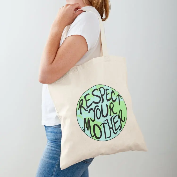

Respect Your Mother Hand Drawn Earth Planet Men Women Kids Tote Bag bag luxury women shopper bag women ecological bags Big