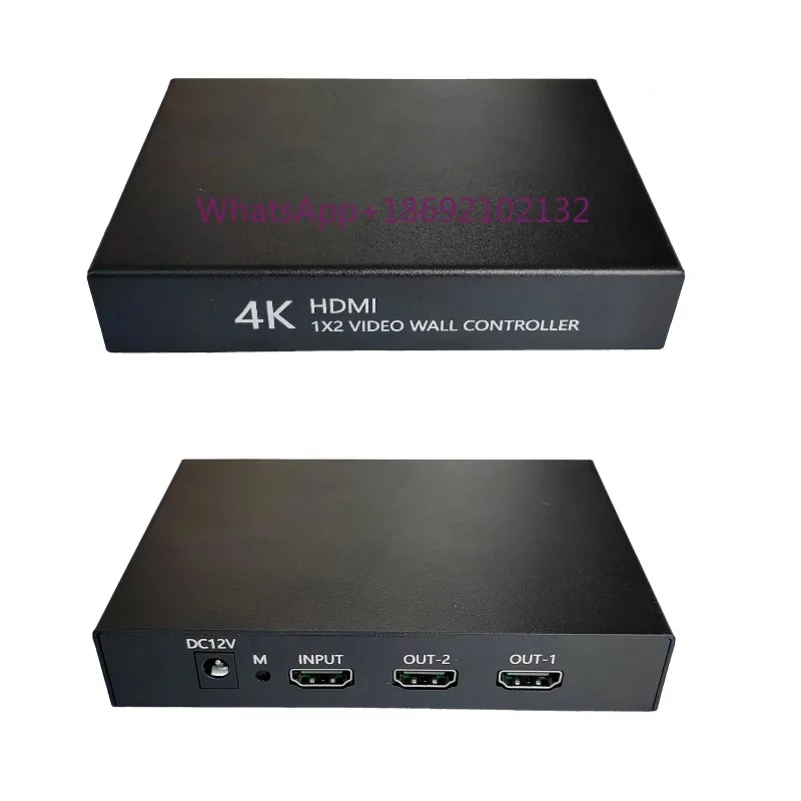 4K Splicer, Left and Right Splicing HDMI1 Points 2 Dual-screen Treasure 3D Left and Right Video Splitting