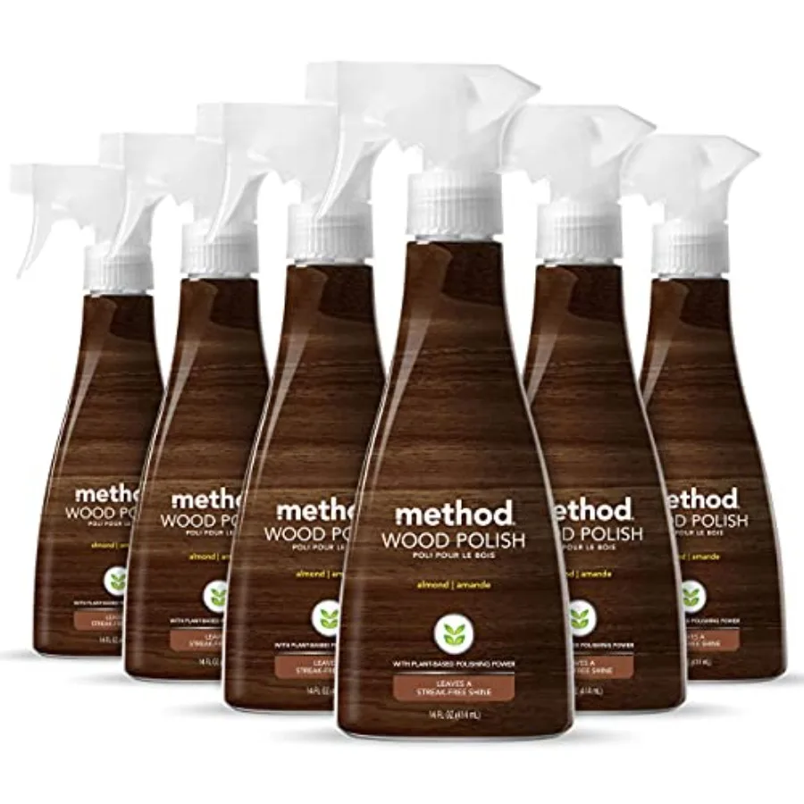 

Method, Almond, For Wood Surfaces, Furniture and Cabinets, 14 oz Pack of 6