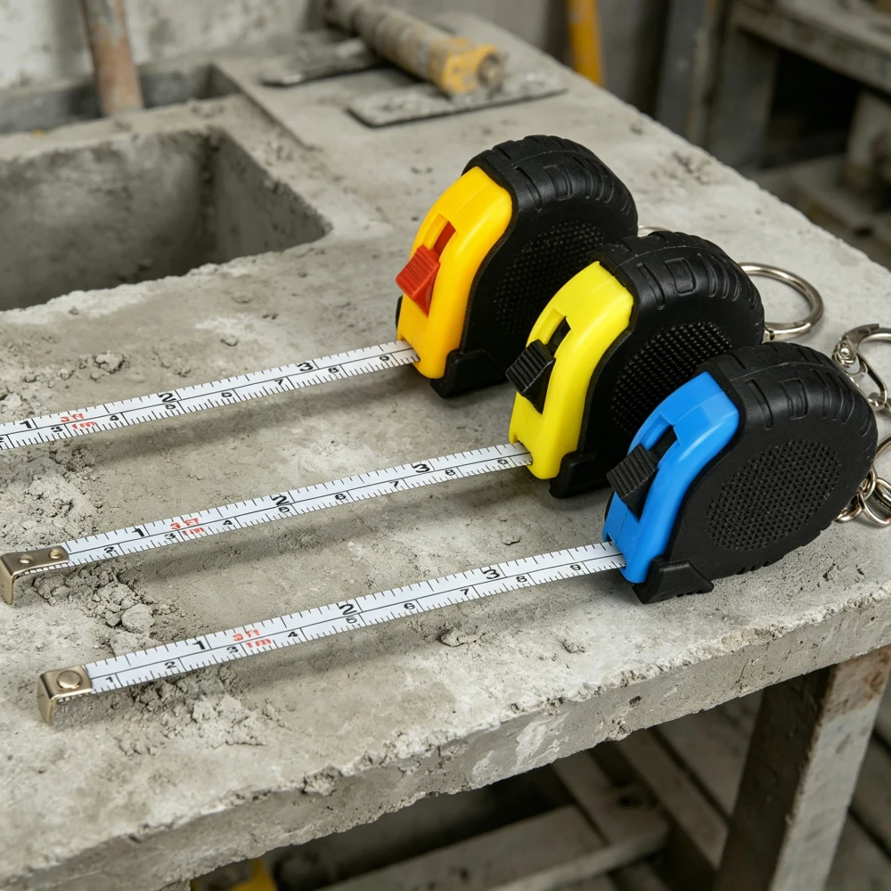 Tragbares Mini-Messband, zierliches kleines Schlüsselanhänger-Messband, Kinder-Höhenmesser, ausziehbares Metallmeter, Auto-Schlüsselanhänger, kleines Haushaltswerkzeug – Detail 2