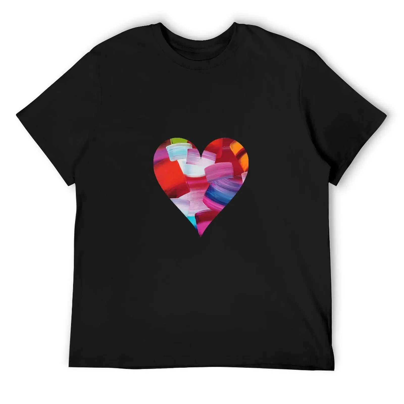 

Flow Heart T-Shirt customizeds vintage t shirts valentines boutique clothes heavy weight t shirts for men
