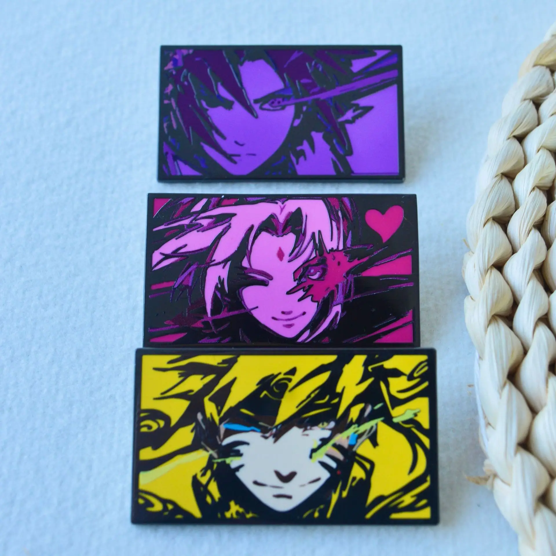 Sasuke Sakura Pins Pendant Anime NARUTO Badge Japanese Manga Brooches for Bag Backpack Clothing Lapel ACG Cosplay Toy Gift Decor