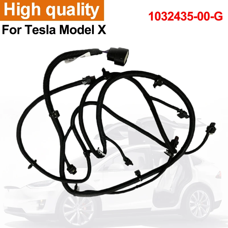 

1032435-00-G Rear Bumper Radar Wiring Harness For Tesla Model X 2015-2020 Rear Bumper Wiring Harness Replacement Parts
