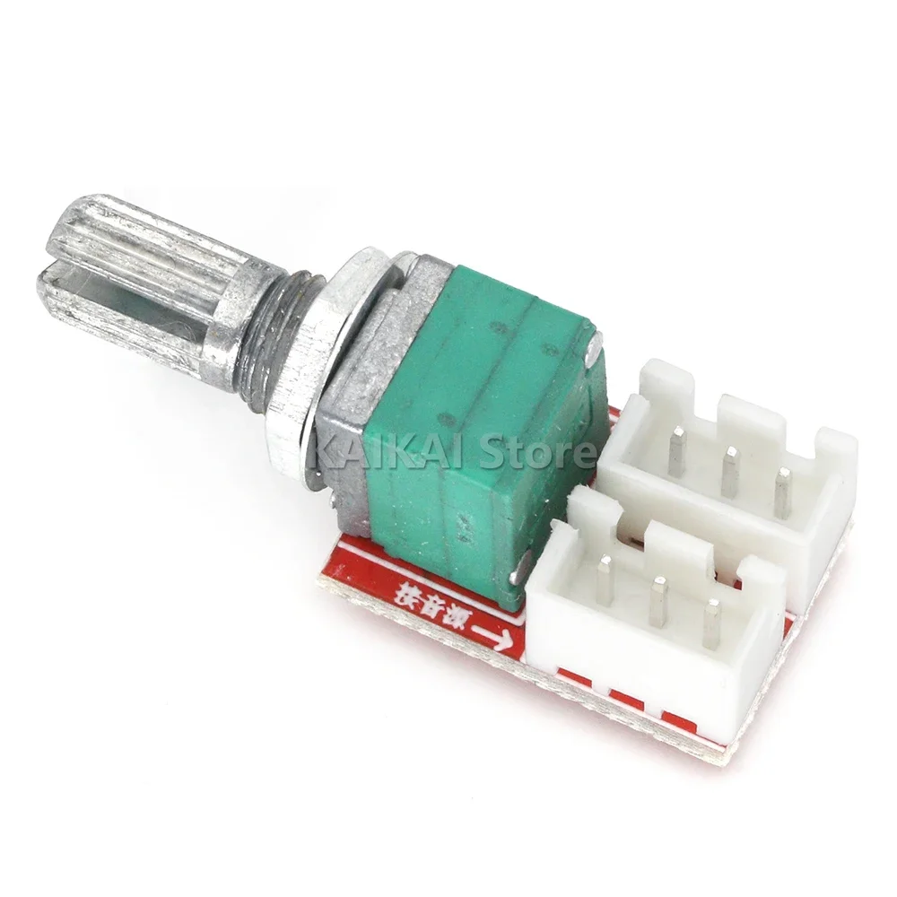 Volume potentiometer duplex 50K adapter board with 300mm shielded wire DIY audio power amplifier board module accessories