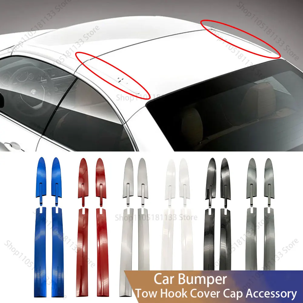 4 Pcs Car Left / Right Hinge Covers Roof Convertible Trim strip Accessory For BMW E93 F33 F83 M3 M4 4 Series 425 430 54377184047