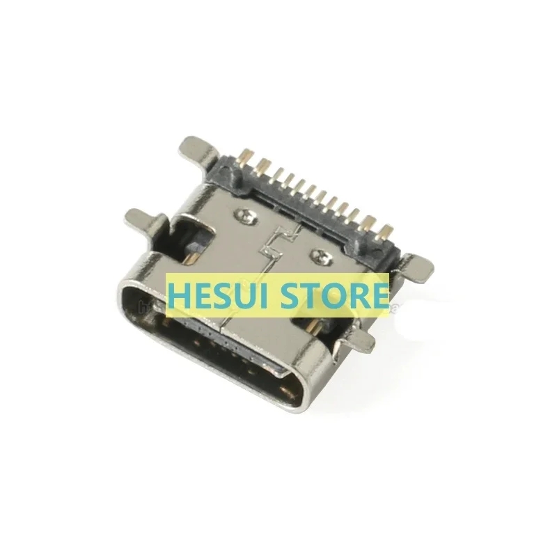 1/10PCS All-copper Type-C 3.1 socket 16P SMD with post USB-3.1 female base data interface