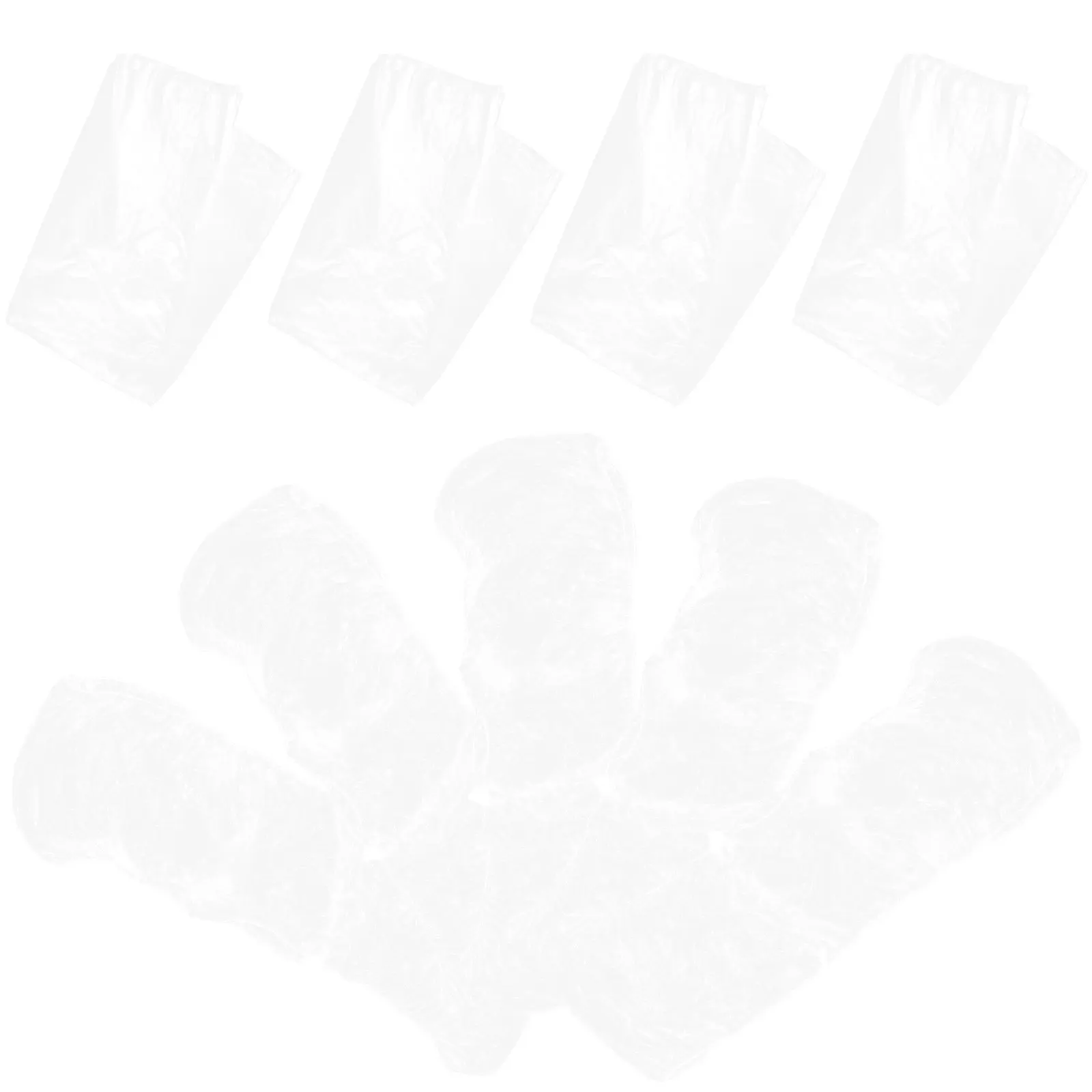 1Set Plastic Seat Covers Disposable Car Seat Cover Steering Wheel Protector Dirt Splash Protection Car Accessories