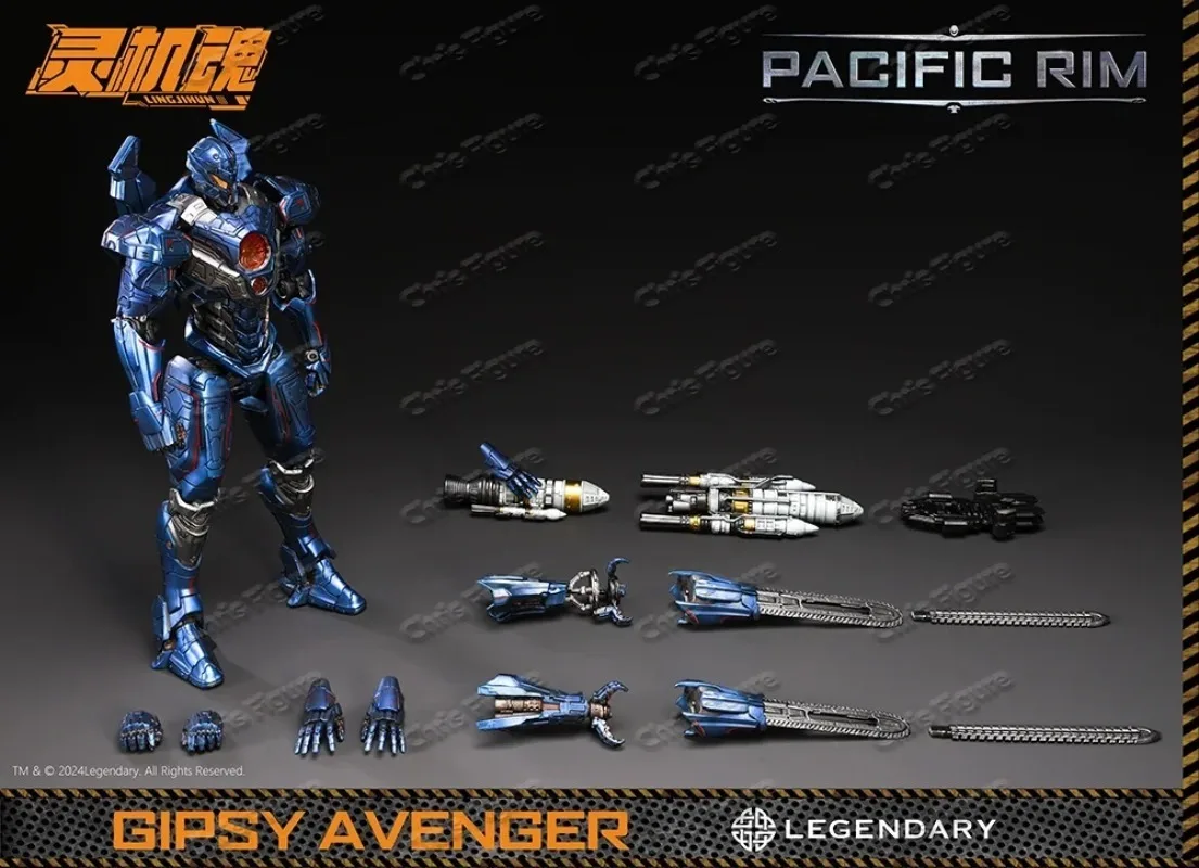 In Stock Crimson Typhoon Pacific Rim Mecha Genuine Action Figure Gypsy Danger Model Toy Gypsy Avenger Doll Collection Gift view 5