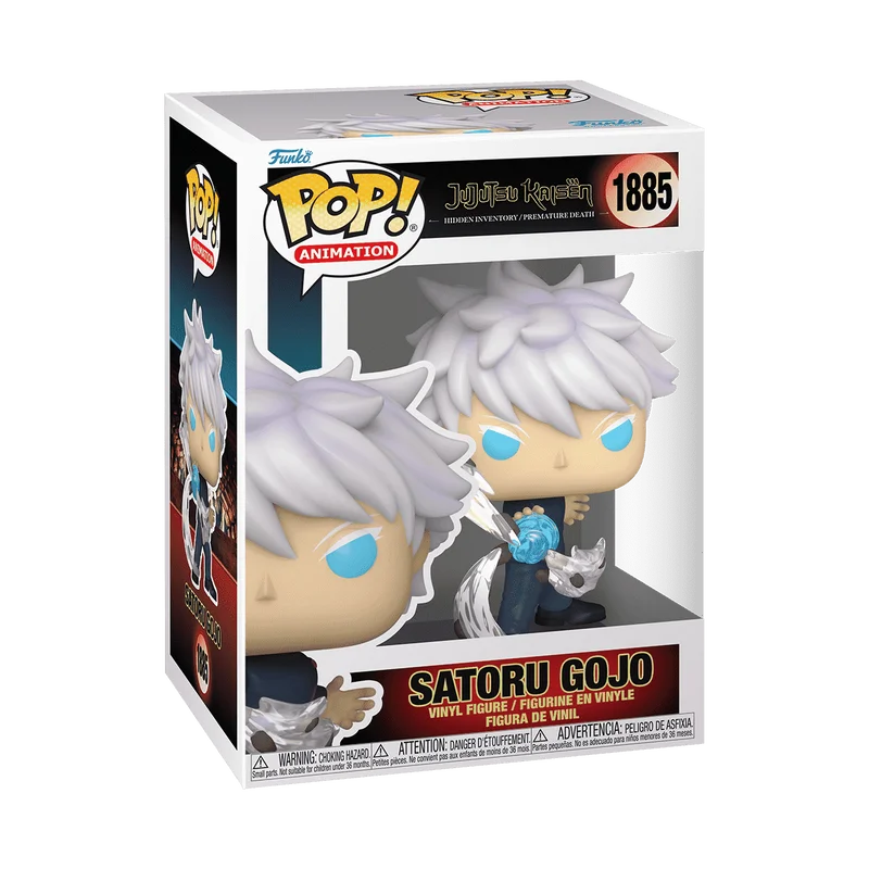 مجسم Jujutsu Kaisen Satoru Gojo (تقنية لعنة اللفة: أزرق) 1885 FUNKO POP تحصيل طبعة محدودة لعبة الديكور هدية