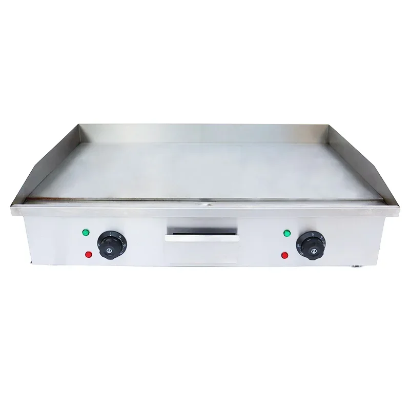 Hotel Restaurant Kitchen Equipment Multi-Function Stainless Steel Mini Griddle/ Table Top Electric Flat Plate Griddle