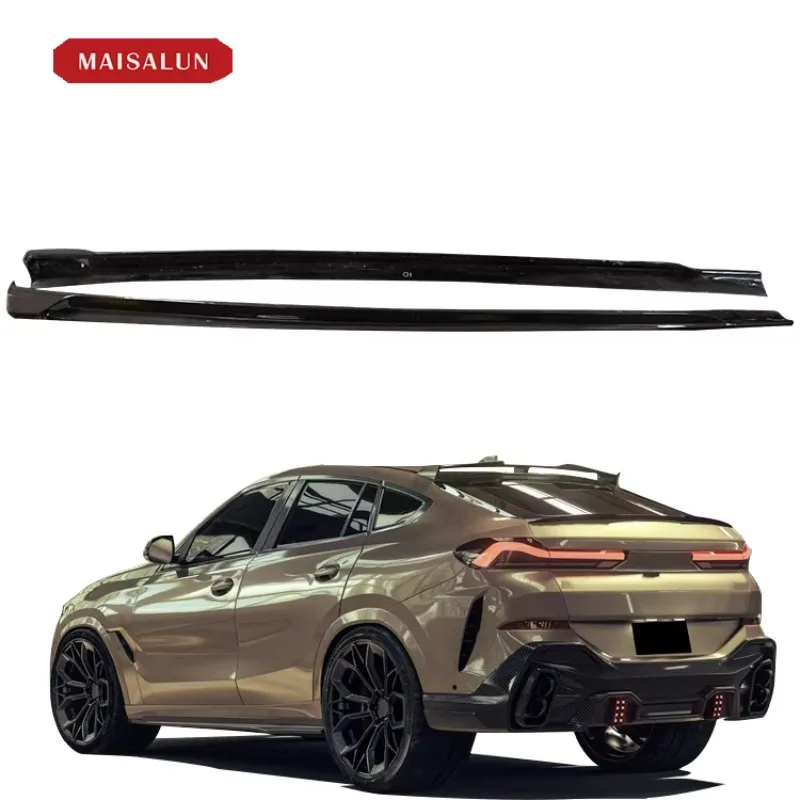 

ZAIQU Jiuzhou Auto X6 G06 Carbon Fiber Side Skirts Bumper Extension Skirt for G06 X6 M Sport Body Kit 2019+