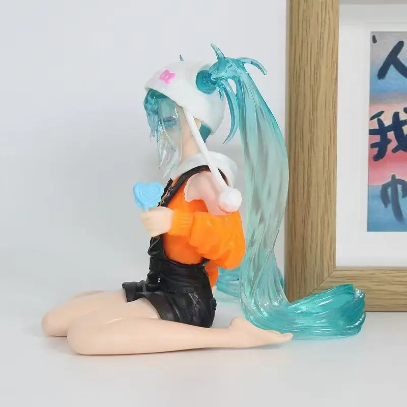 14 سنتيمتر هاتسون ميكو عمل أرقام سلسلة Kawaii ملابس السباحة Vocaloid البلاستيكية تحصيل نموذج لعب فتاة هدية