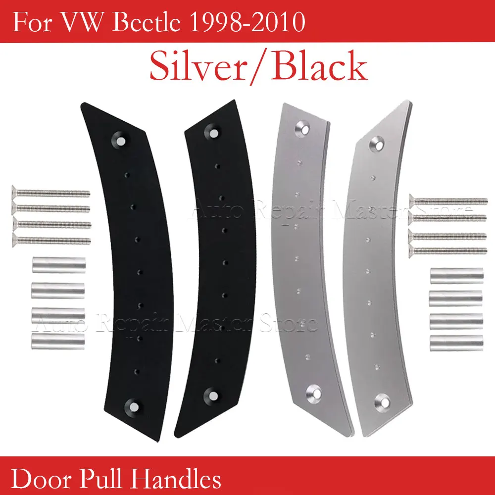 For VW Beetle 1998-2010 Car Volkswagen Inner Door Handle Door Pull Handles Interior Door Handle Protective Cover Replacement