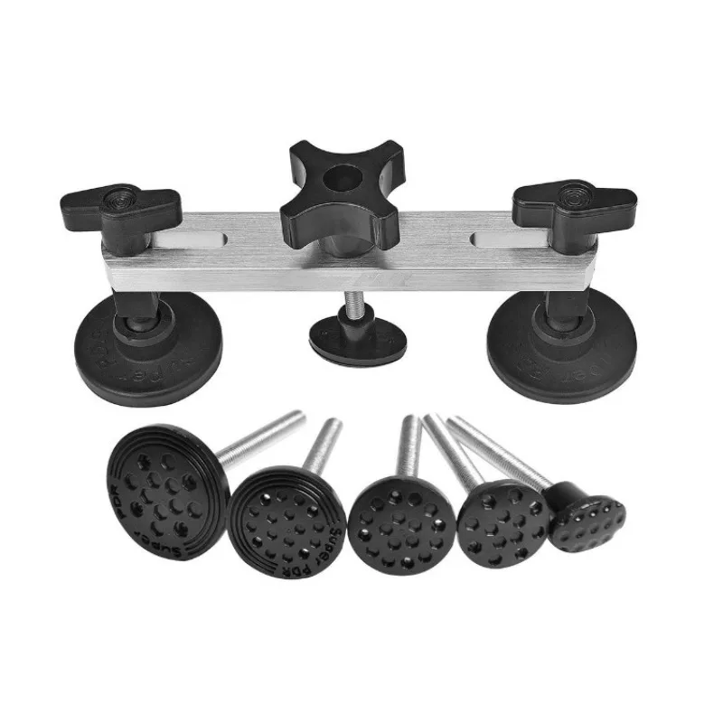 Multifunctional Paintless Dent Puller Tool Kit With Hot‑Melt Glue Gun For Auto Body Sheet‑Metal Repair Hardware Spare Part