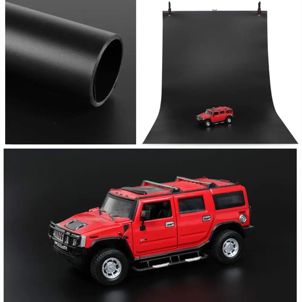 Anti-wrinkle PVC Photo Background Waterproof White Black Solid Backdrop Matte Finish Matte Backdrop Photography