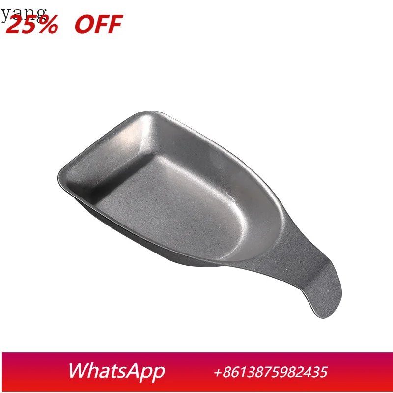 

CX stainless steel seasoning spoon hot pot sauce dish barbecue restaurant western restaurant creative dipping dish with handle
